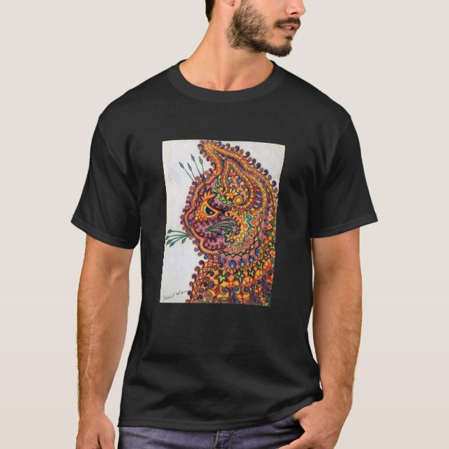 Camiseta Cat, Louis Wain (Anverso)