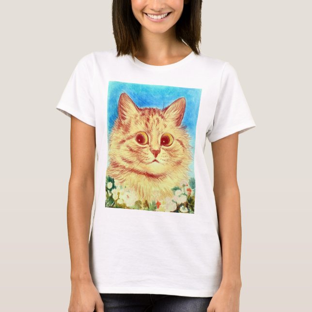 Camiseta Cat, Louis Wain (Anverso)