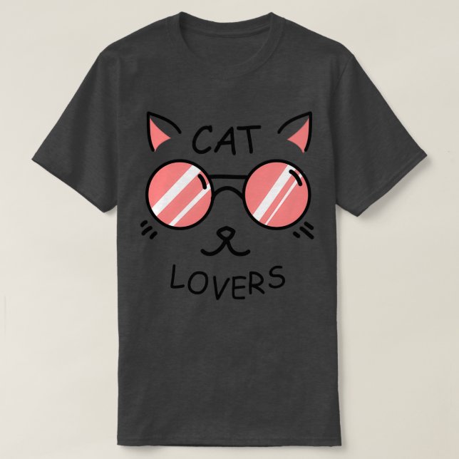 Camiseta Cat Love Heart Día de San Valentín Gatos Amantes R (Diseño del anverso)