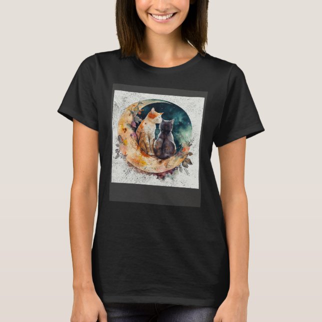 Camiseta Cat Love Moon (Anverso)