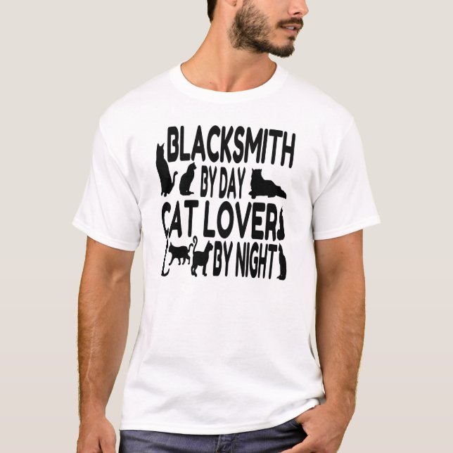 Camiseta Cat Lover Blacksmith (Anverso)