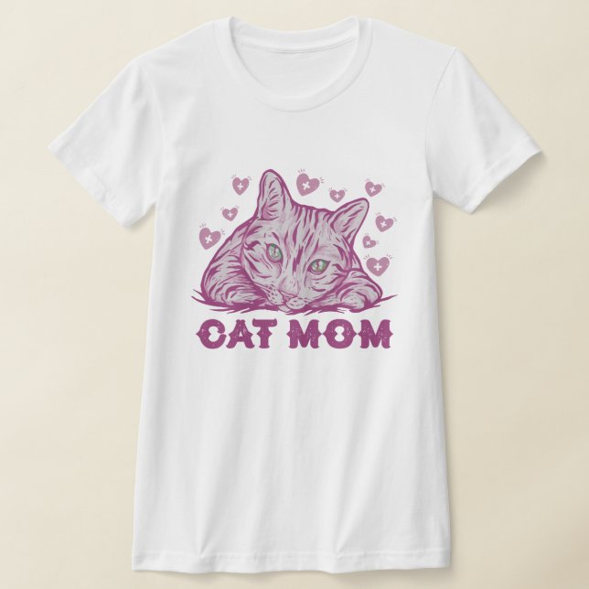 Camiseta Cat Lover Cat Mami Regalo Madre Día (Distribución)