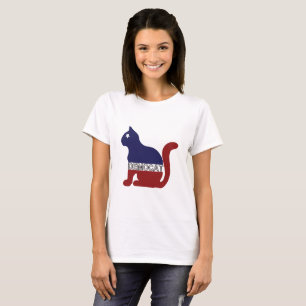 Camiseta CAT LOVER   Democat for the Democrat Cat Lover