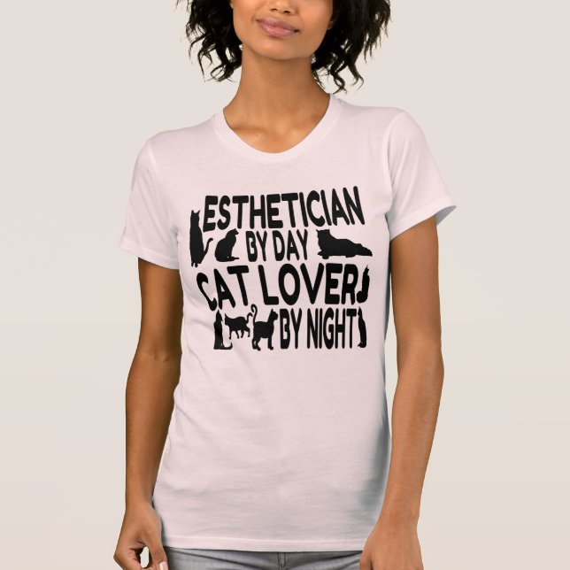 Camiseta Cat Lover Esthetician (Anverso)