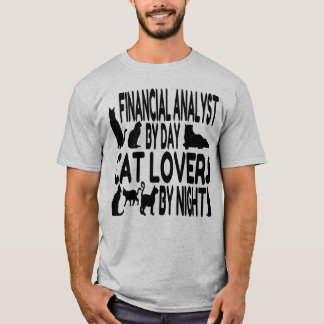 Camiseta Cat Lover Financial Analyst