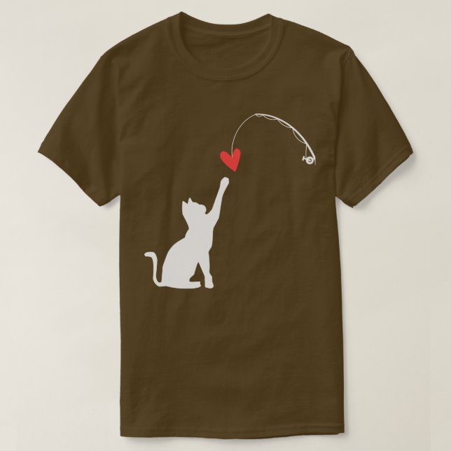 Camiseta Cat Lover Funny Día de San Valentín (Diseño del anverso)
