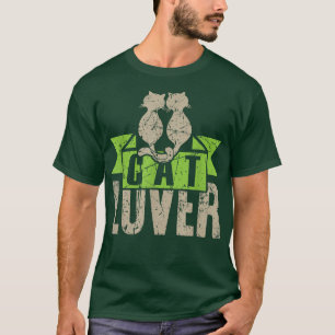 Camiseta Cat Lover Funny Kitten Vintage 