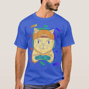 Camiseta Cat Lover I Cat Dueño I Video Gaming Nerd I Gamer 