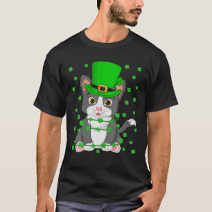 Camiseta Cat Lover Leprechaun Gorra Cat St. Patrick's Day