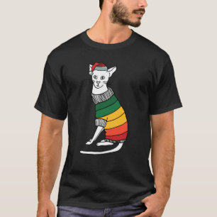 Camiseta Cat Lover Lgbt Q Navidades del Orgullo Cute Gay Ki