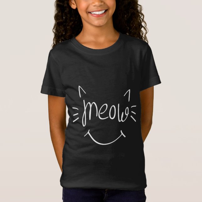 Camiseta Cat Lover Meow (Anverso)