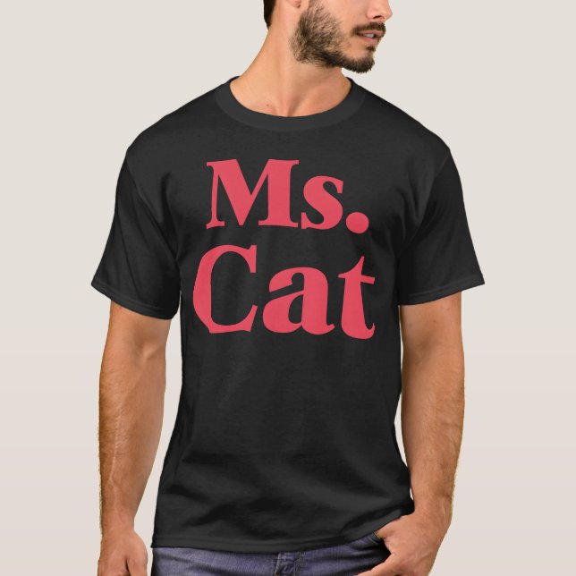 Camiseta Cat Lover Ms Cat boy (Anverso)