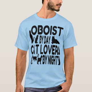 Camiseta Cat Lover Oboist