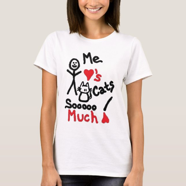 Camiseta Cat Lover Personalizado (Anverso)