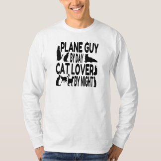 Camiseta Cat Lover Plane Guy