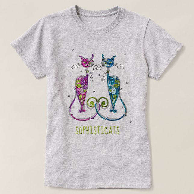 Camiseta CAT LOVER | Resumen de gatos de fantasía sofistica (Diseño del anverso)