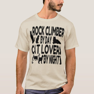 Camiseta Cat Lover Rock Climber