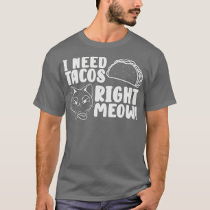 Camiseta Cat Lover Tacos Kitten Taco