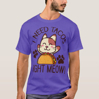 Camiseta Cat Lover Tacos Kitten Taco Enthusiast