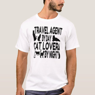 Camiseta Cat Lover Travel Agent