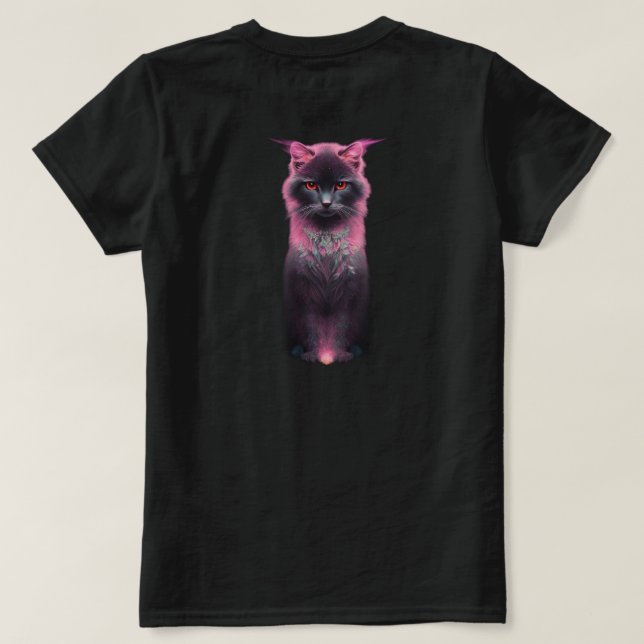 Camiseta cat lovers (Reverso del diseño)