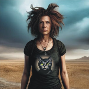 Camiseta Cat lúdica