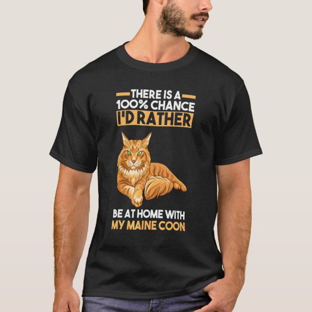 Camiseta Cat Maine Coon (Anverso)