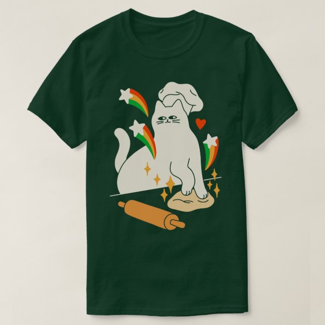 Camiseta Cat Makin Biscuits (Diseño del anverso)