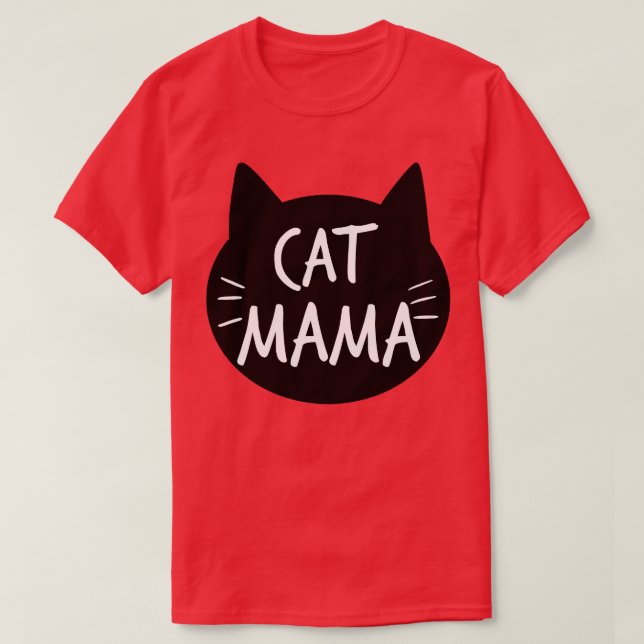 CAMISETA CAT MAMA (Diseño del anverso)