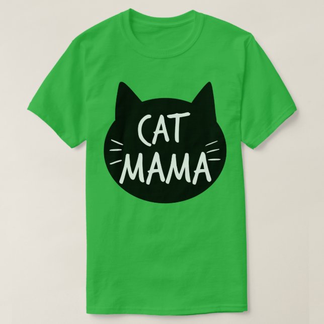 CAMISETA CAT MAMA (Diseño del anverso)