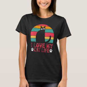 Camiseta Cat Meme Cat Dueño Gato Amo Mi Vida De Gato