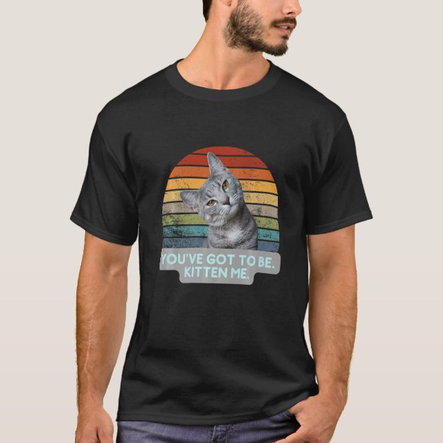 Camiseta Cat Meme Kitty Feline Tienes Que Estar Kitten Me (Anverso)