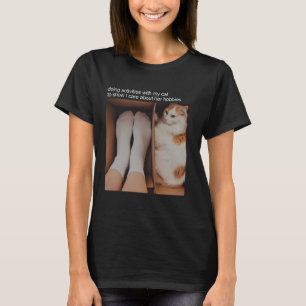 Camiseta Cat Meme Tshirt Silly Cat Funny Kitty Meow Hiss Ki