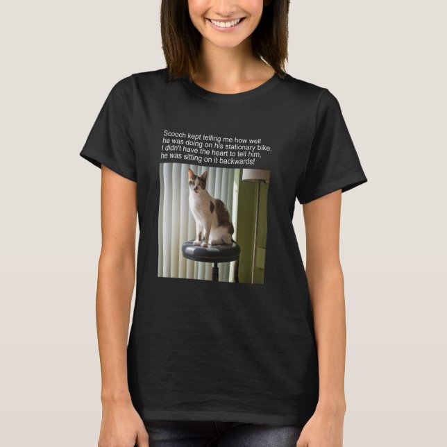 Camiseta Cat Meme Tshirt Silly Cat Funny Kitty Meow Hiss Ki (Anverso)