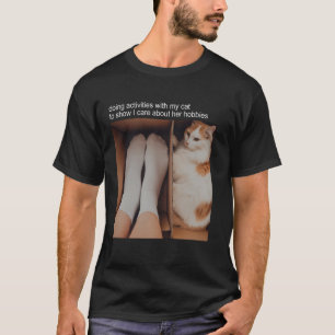 Camiseta Cat Meme Tshirt Silly Cat Funny Kitty Meow Hiss Ki