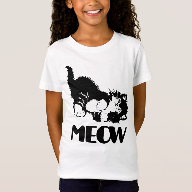 Camiseta Cat Meow (Anverso)