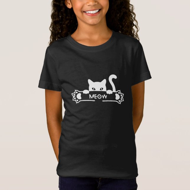 Camiseta Cat Meow (Anverso)
