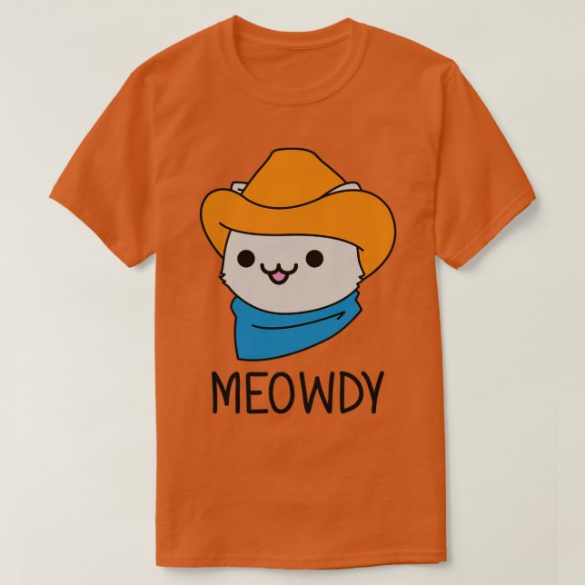 Camiseta Cat Meowdy (Diseño del anverso)