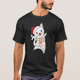 Camiseta Cat Merry Christmas Winter Animals Cats Navidades