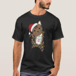 Camiseta Cat Merry Christmas Winter Animals Cats Navidades<br><div class="desc">Gato Feliz Navidad Animales de invierno gatos Navidades 18</div>