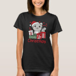 Camiseta Cat Merry Christmas Winter Animals Cats Navidades<br><div class="desc">Gato Feliz Navidad Animales de Invierno Gatos Navidades 2</div>