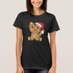 Camiseta Cat Merry Christmas Winter Animals Cats Navidades<br><div class="desc">Gato Feliz Navidad Animales de Invierno Gatos Navidades 2</div>