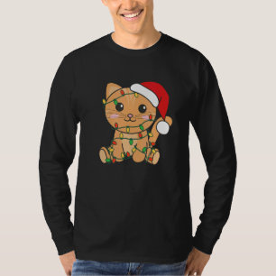 Camiseta Cat Merry Christmas Winter Animals Cats Navidades