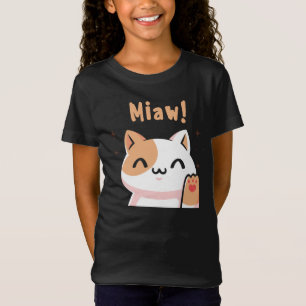 Camiseta Cat Miaw-Kitty-Cute Cat-Funny