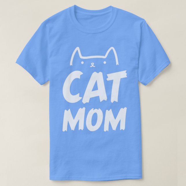 CAMISETA CAT MOM (Diseño del anverso)