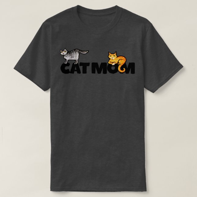 Camiseta Cat Mom2 (Diseño del anverso)