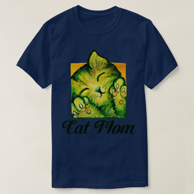 Camiseta Cat Mom4 (Diseño del anverso)