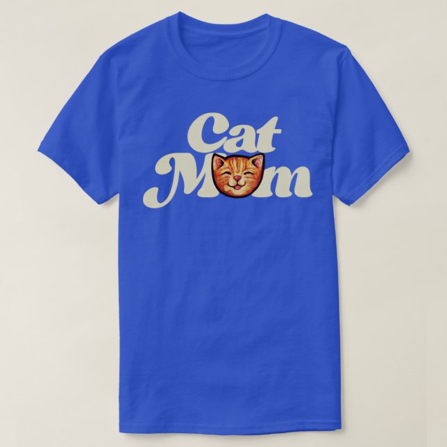 Camiseta Cat Mom8 (Diseño del anverso)