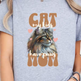 Camiseta Cat Mom, Cat Mom, Cat Lover Retro Style