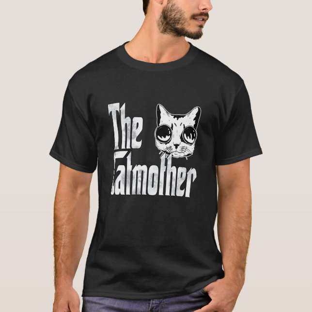 Camiseta Cat Mom Catmother Goggles Cat Mother Kitty Mommy (Anverso)